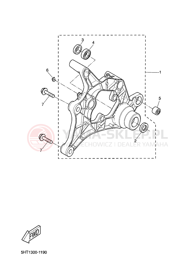 Schemat "wahacz" do Yamaha THUNDER