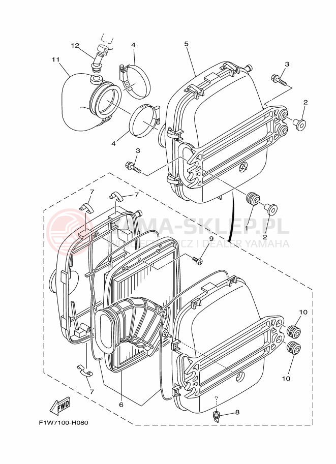 Schemat "Wtrysk paliwa" do Yamaha FX CRUISER SVHO