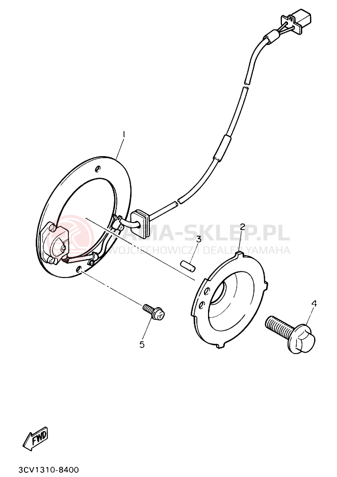 Schemat "Układ zapłonowy" do Yamaha FJ1200