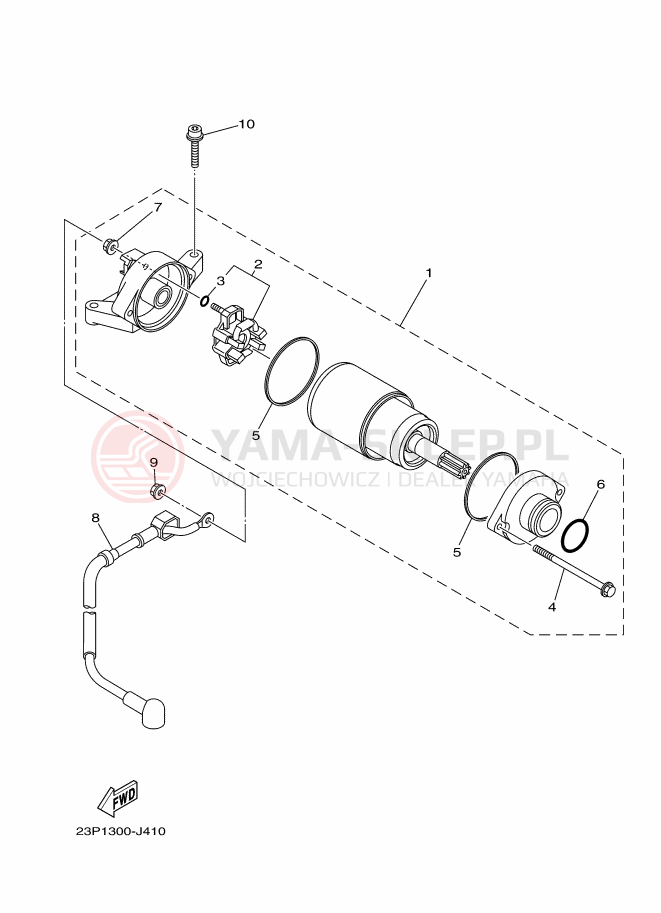 Schemat "rozrusznik" do Yamaha XT1200ZE