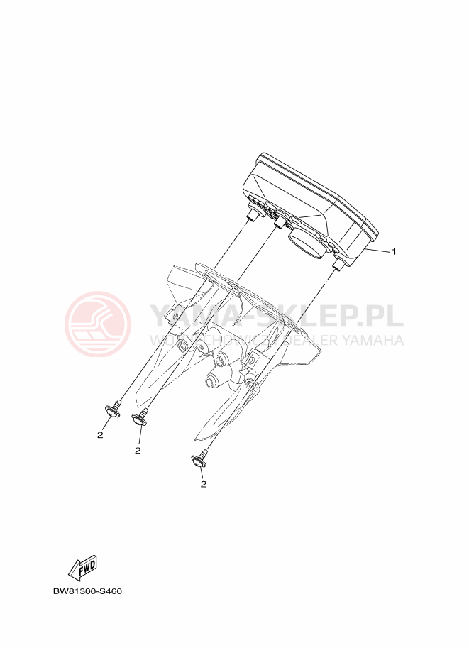 Schemat "licznik" do Yamaha MT-10 SP