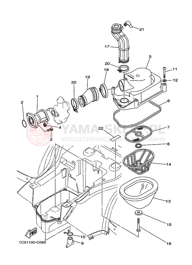 Schemat "Wtrysk paliwa" do Yamaha GRIZZLY