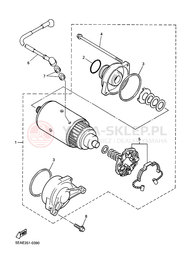 Schemat "rozrusznik" do Yamaha XJR1300