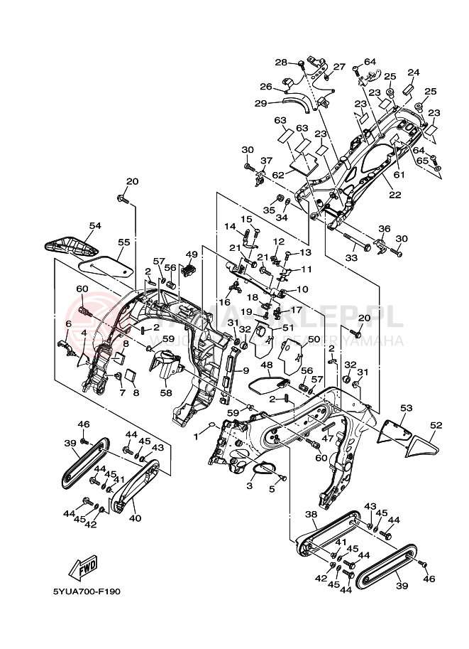 Schemat "rama" do Yamaha MT01