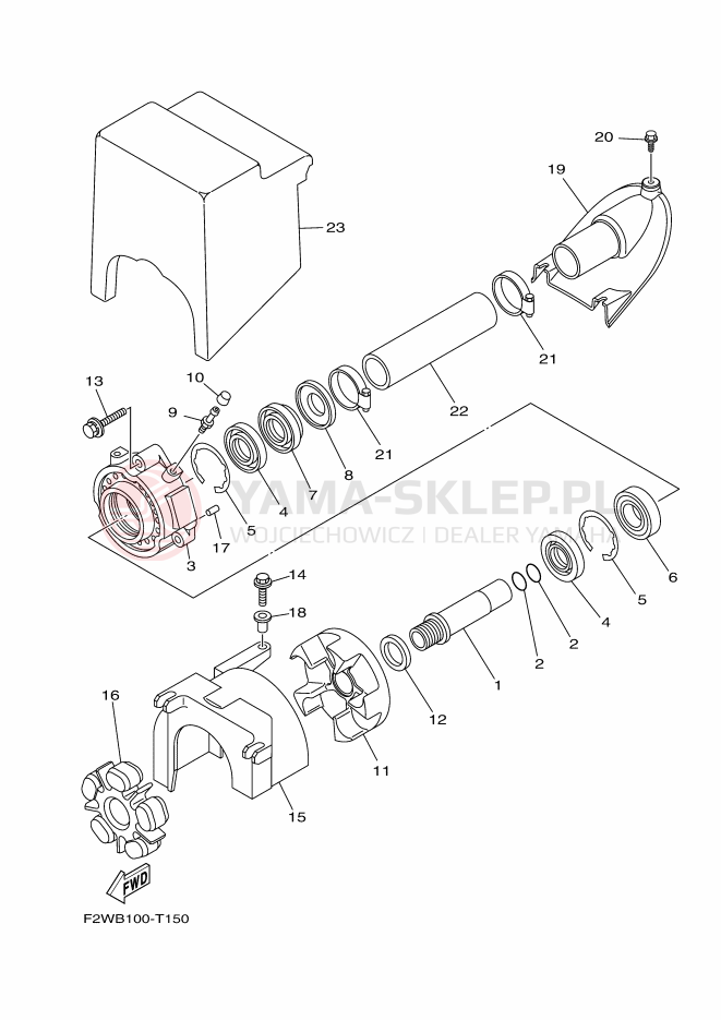 Schemat "JET UNIT" do Yamaha VXR