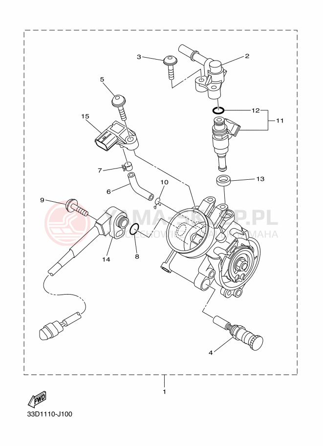 Schemat "WSTĘP 2" do Yamaha YZ450F