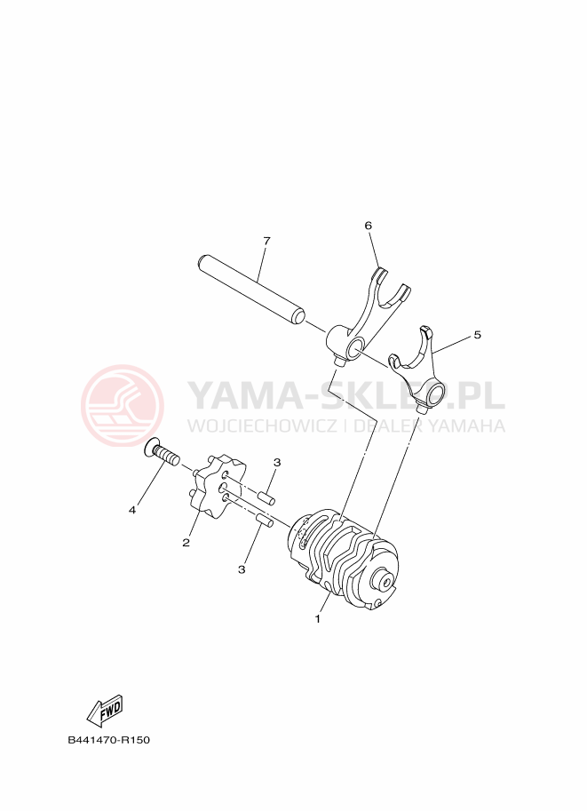 Schemat "Wodziki, automat" do Yamaha YC110D-4
