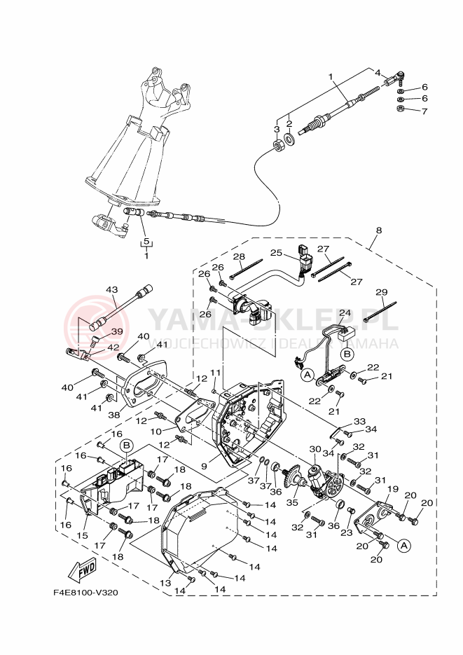 Schemat "Układ chlodzenia" do Yamaha VX CRUISER HO