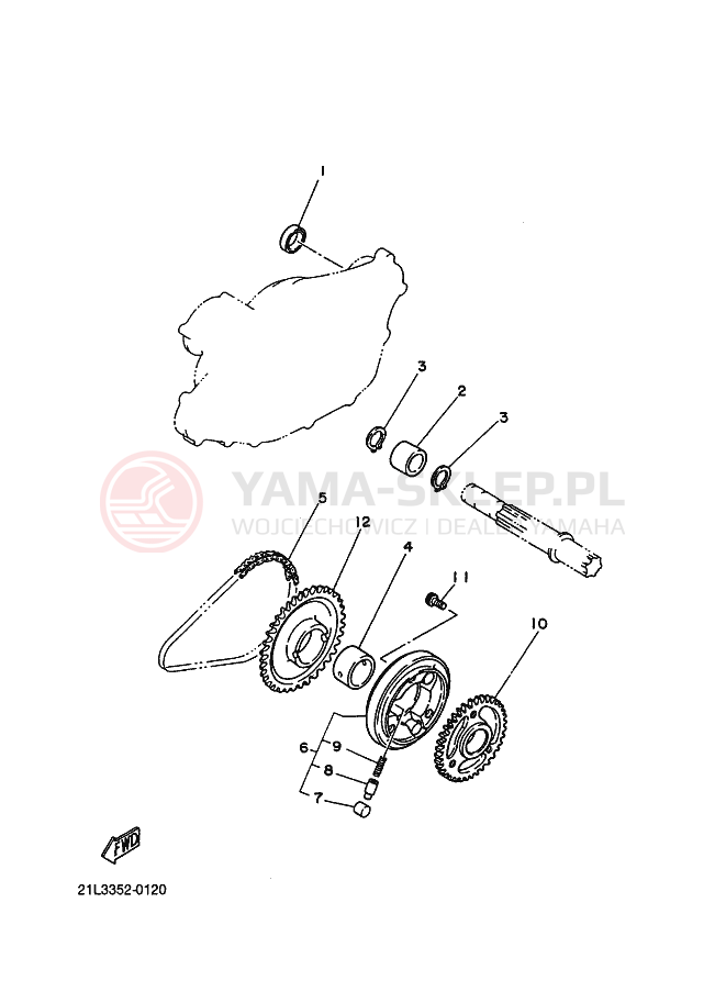 Schemat "rozrusznik" do Yamaha SR250