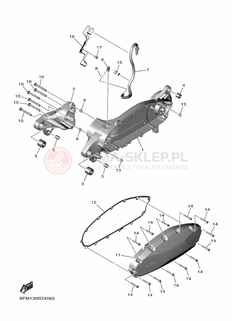 Schemat "wahacz" do Yamaha NEO'S