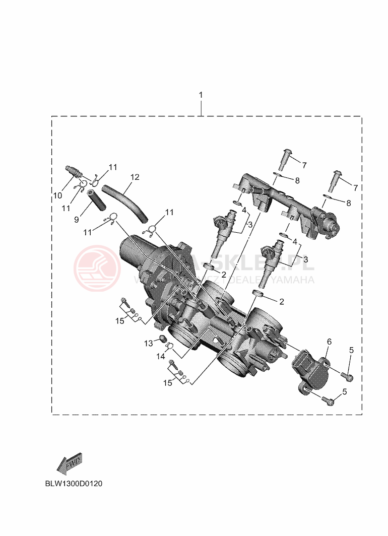 Schemat "WSTĘP 2" do Yamaha TENERE 700