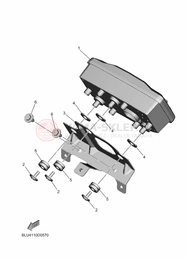 Schemat "licznik" do Yamaha WOLVERINE RMAX4 1000 COMPACT LE