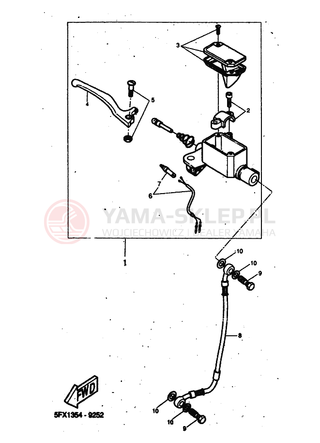 Schemat "GRUPA PUMP" do Yamaha BOOSTER NEXT GENERATION