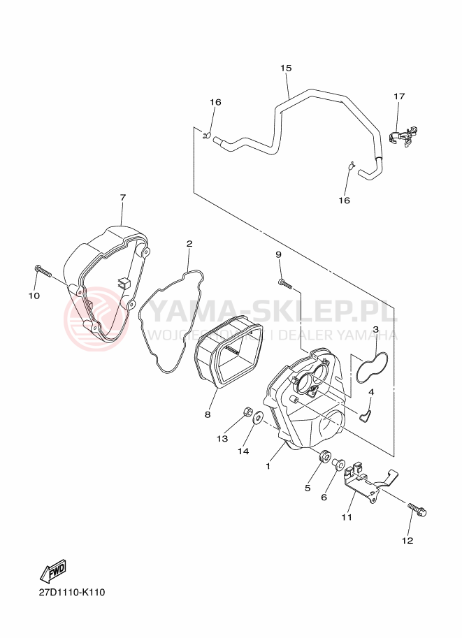 Schemat "WSTĘP 2" do Yamaha XVS1300CU