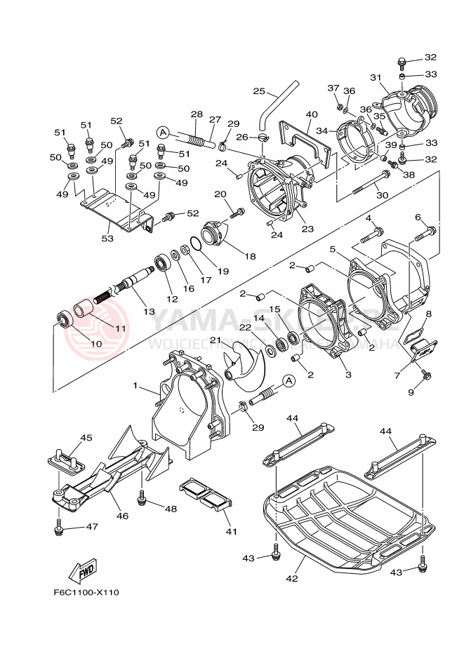 Schemat "JET UNIT" do Yamaha JB1050-X