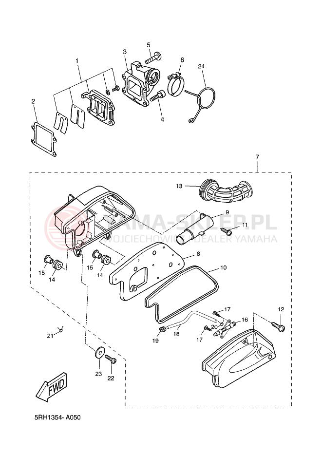Schemat "Wtrysk paliwa" do Yamaha BWS NEXT GENERATION