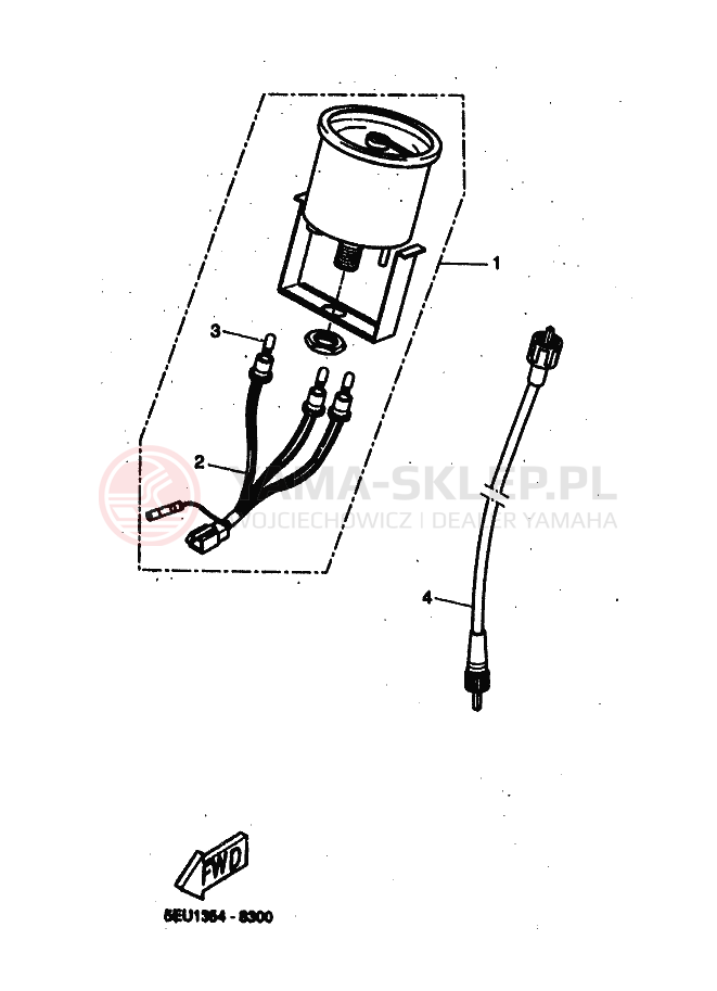 Schemat "licznik" do Yamaha FLIPPER