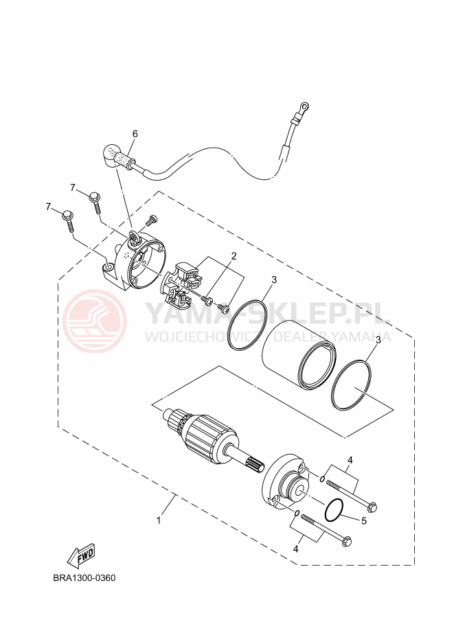 Schemat "rozrusznik" do Yamaha R3