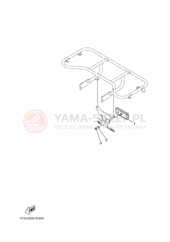 Schemat "układ elektryczny" do Yamaha GRIZZLY 125