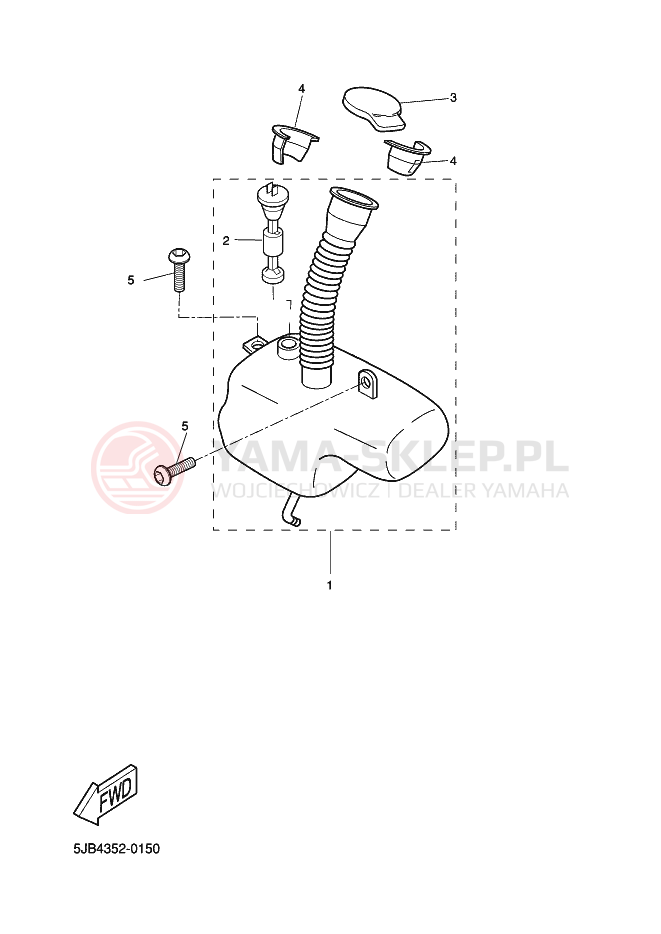 Schemat "Miska olejowa" do Yamaha FLIPPER