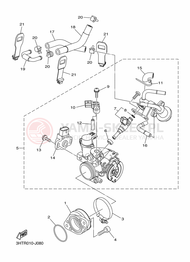Schemat "WSTĘP 2" do Yamaha SR400