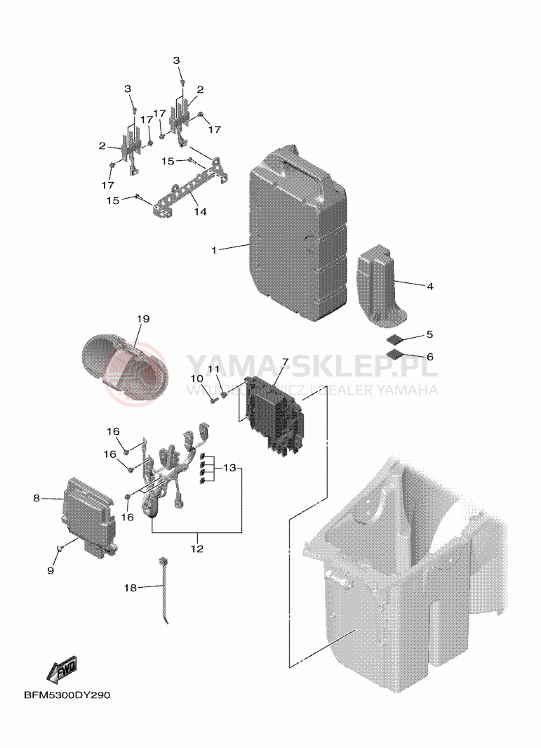 Schemat "JEDNOSTKA MOCY 2" do Yamaha NEO'S