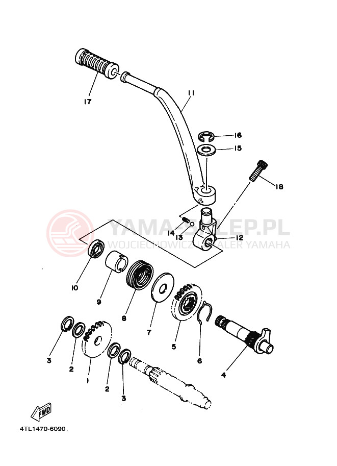 Schemat "rozrusznik" do Yamaha RX100