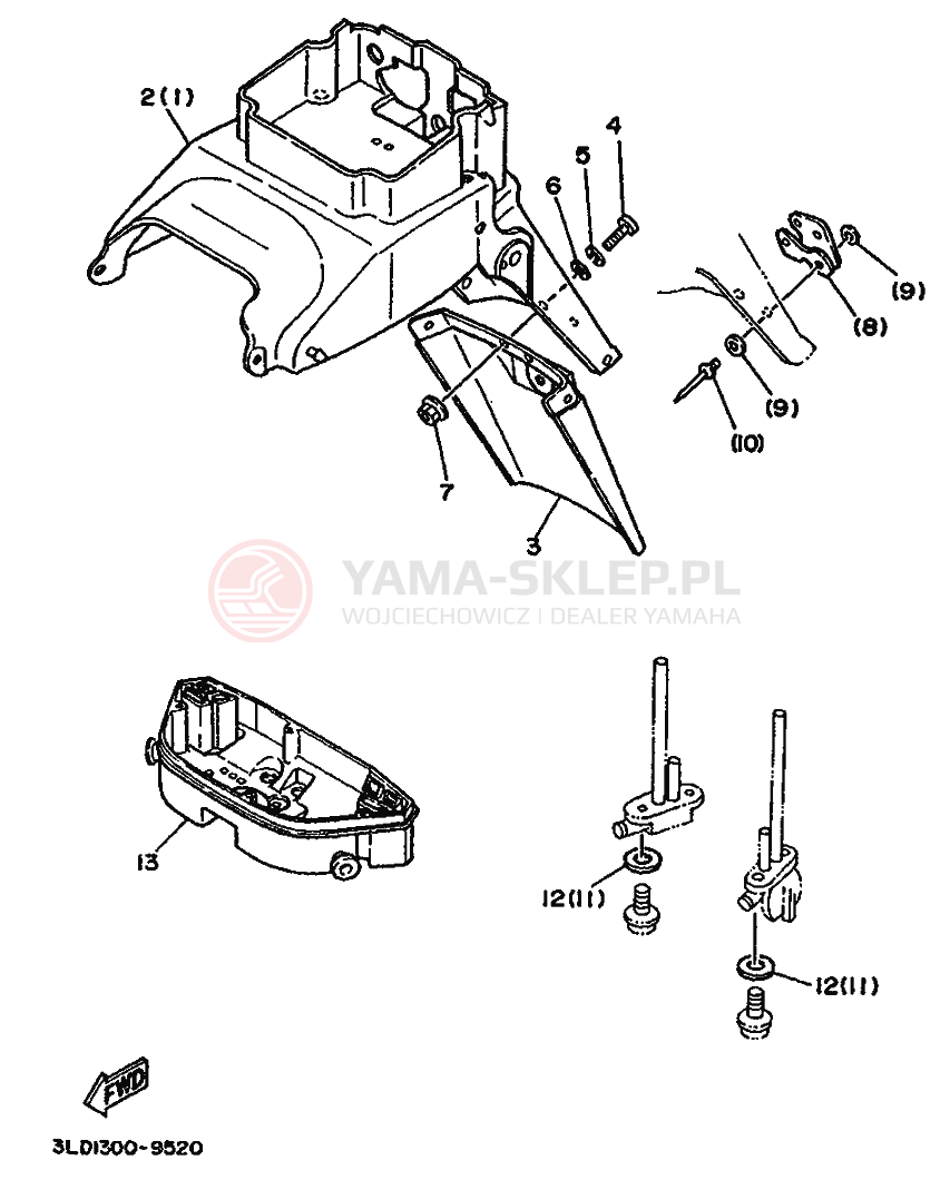 Schemat "alternator" do Yamaha XTZ750 SUPERTENERE