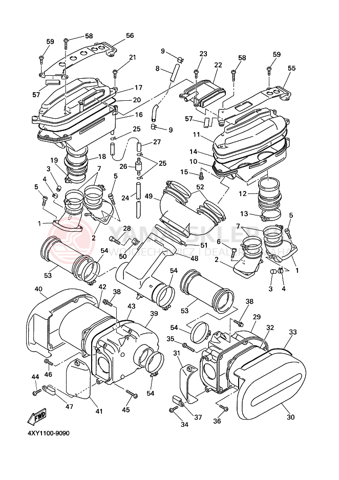 Schemat "Wtrysk paliwa" do Yamaha XVZ13TF ROYALSTAR VENTURE