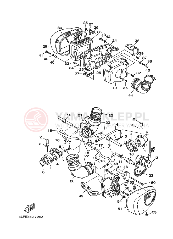 Schemat "Wtrysk paliwa" do Yamaha XV1100 VIRAGO