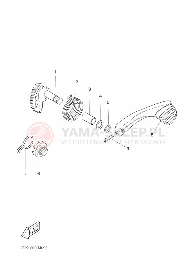 Schemat "rozrusznik" do Yamaha YN50E