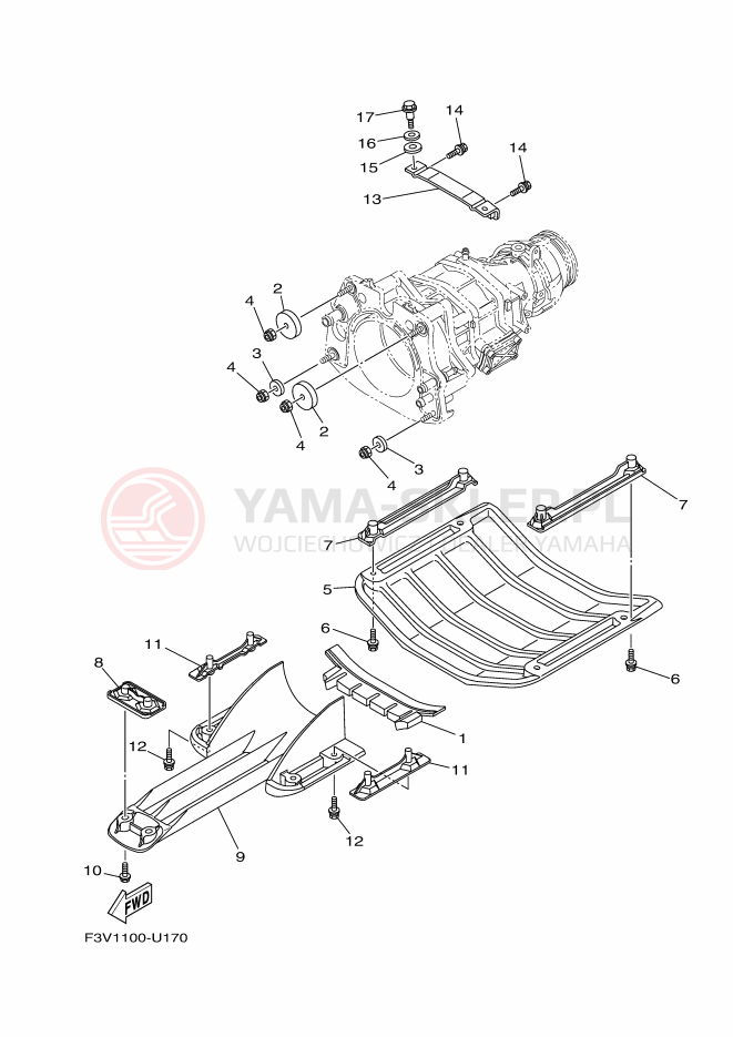 Schemat "JET UNIT" do Yamaha FX CRUISER HO