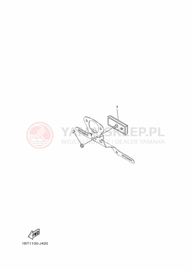 Schemat "układ elektryczny" do Yamaha YFM250R