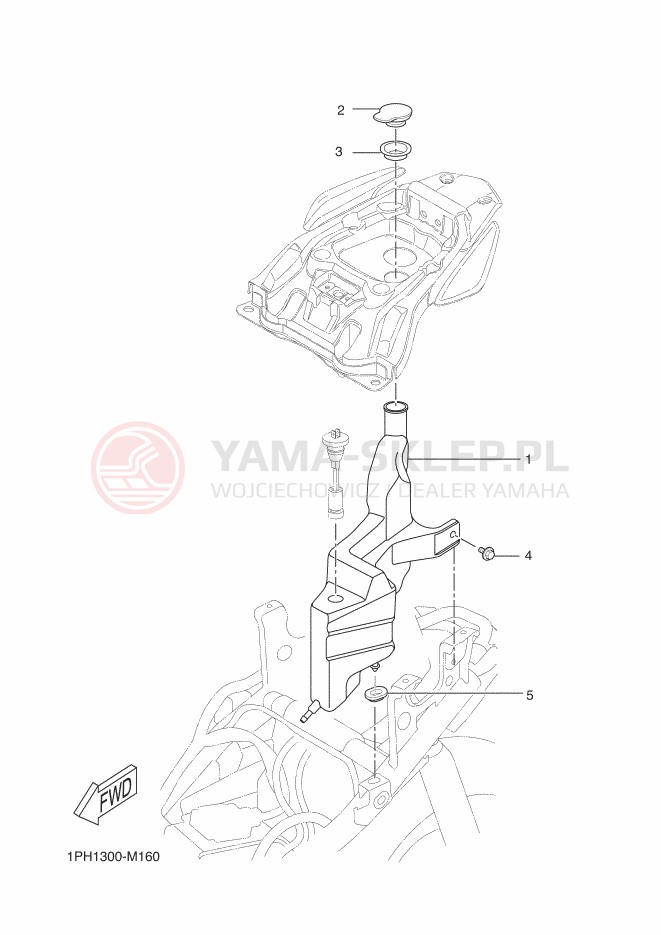 Schemat "Miska olejowa" do Yamaha AEROX