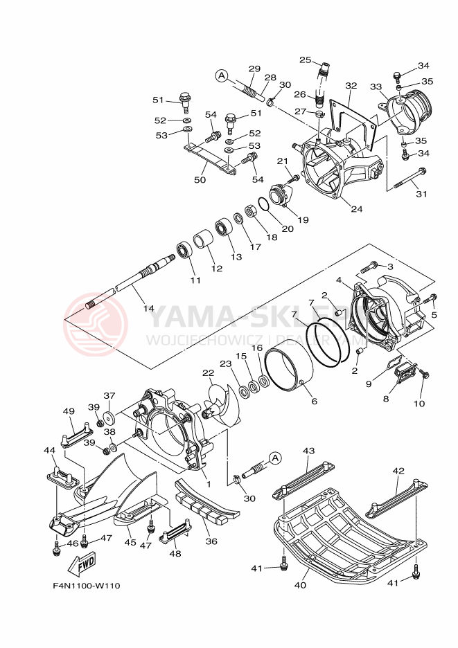Schemat "JET UNIT" do Yamaha VX1050E-X