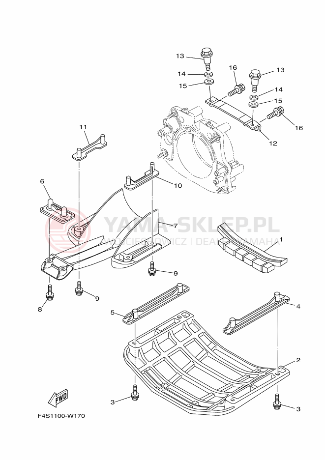 Schemat "JET UNIT" do Yamaha VX1800C-X