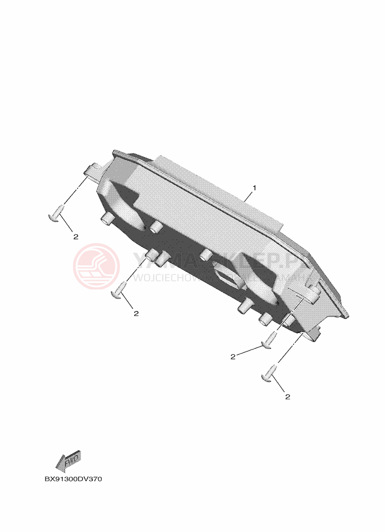 Schemat "licznik" do Yamaha TRICITY 300