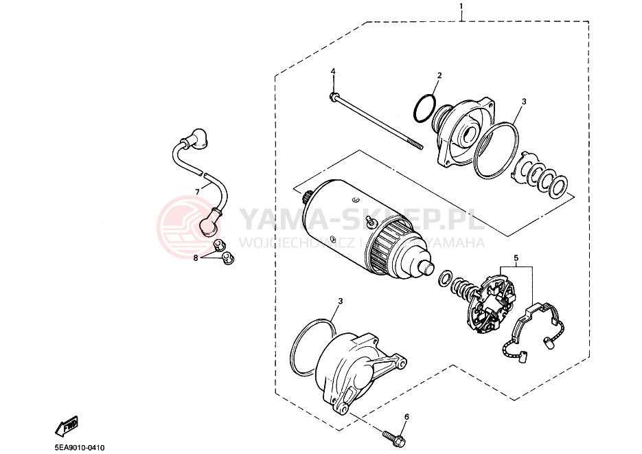 Schemat "rozrusznik" do Yamaha XJR1300