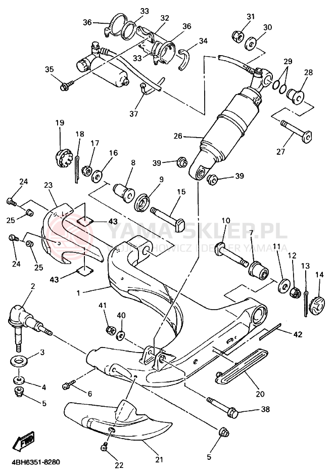 Schemat "KIEROWNICA 2" do Yamaha GTS1000