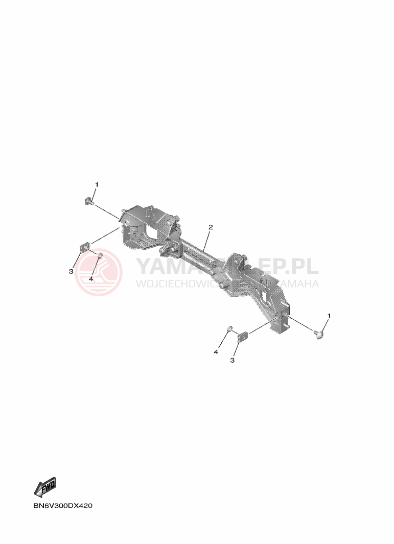 Schemat "Lampa przód" do Yamaha R6
