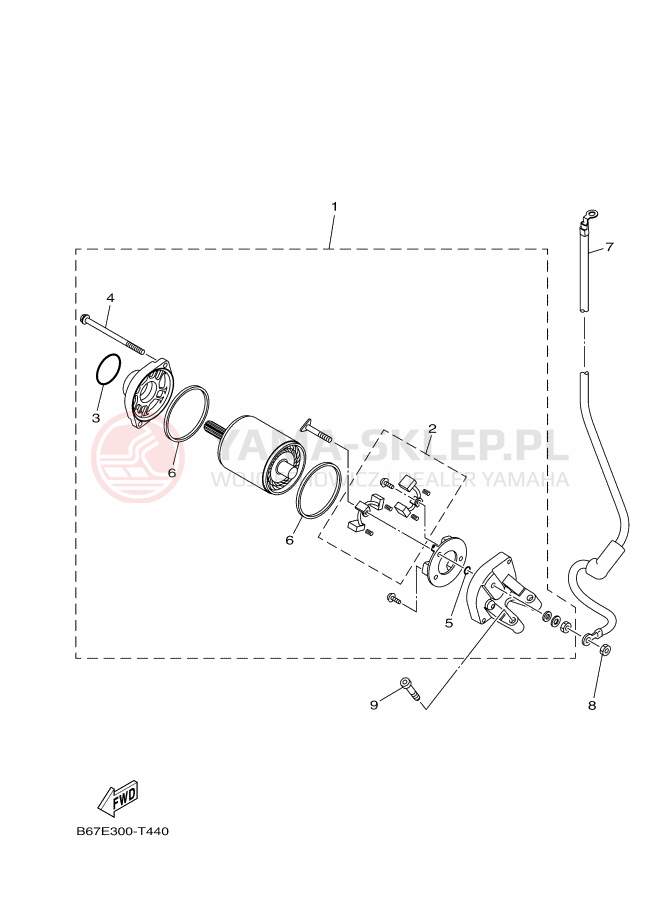 Schemat "rozrusznik" do Yamaha MT-10