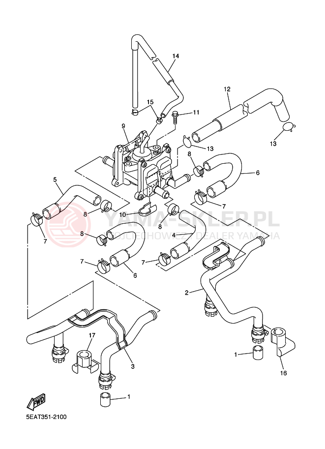 Schemat "reduktor" do Yamaha XJR1300