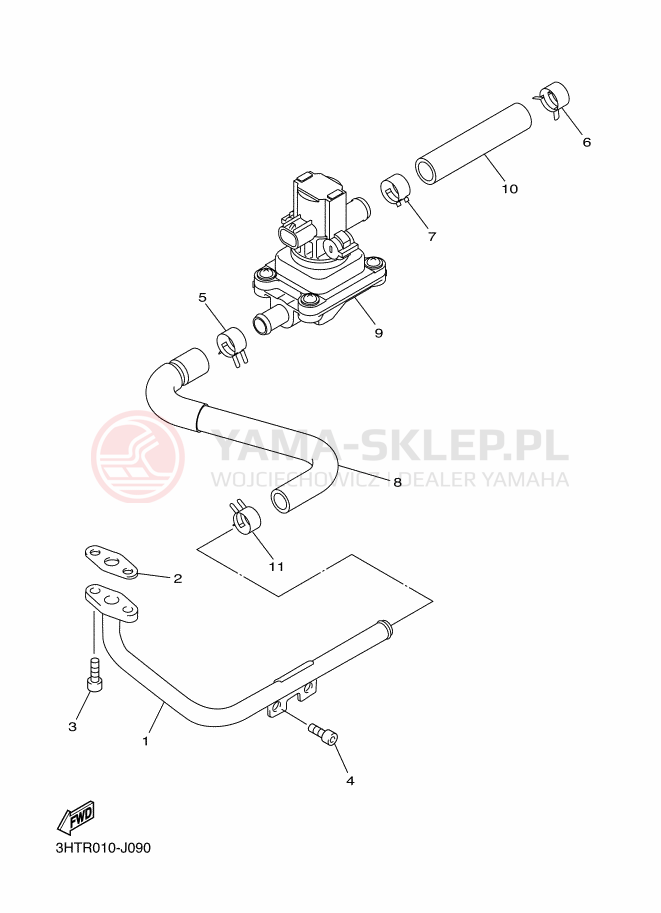 Schemat "reduktor" do Yamaha SR400