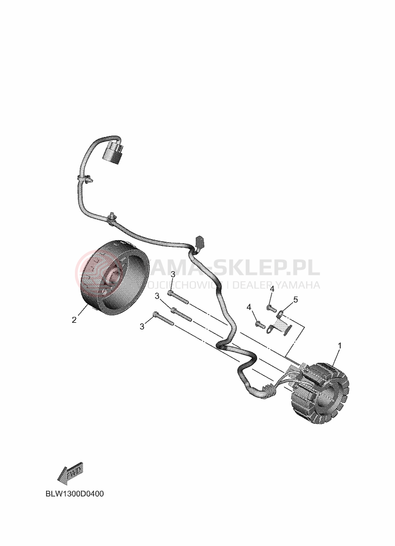 Schemat "alternator" do Yamaha MT-07 Y-AMT