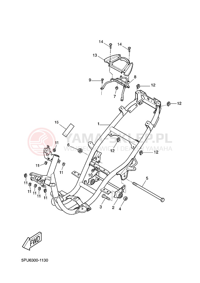 Schemat "rama" do Yamaha YQ50L