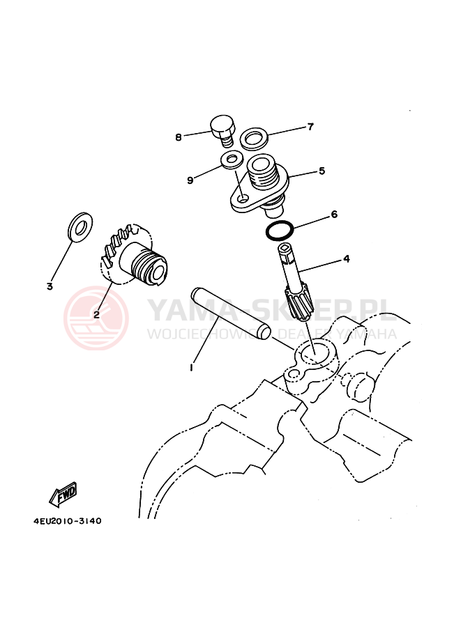 Schemat "Tryby licznika" do Yamaha RZ50