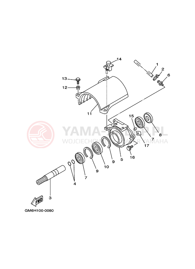 Schemat "JET UNIT" do Yamaha SUPERJET