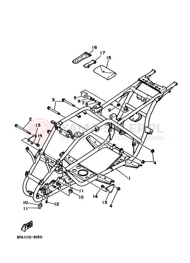 Schemat "rama" do Yamaha BREEZE