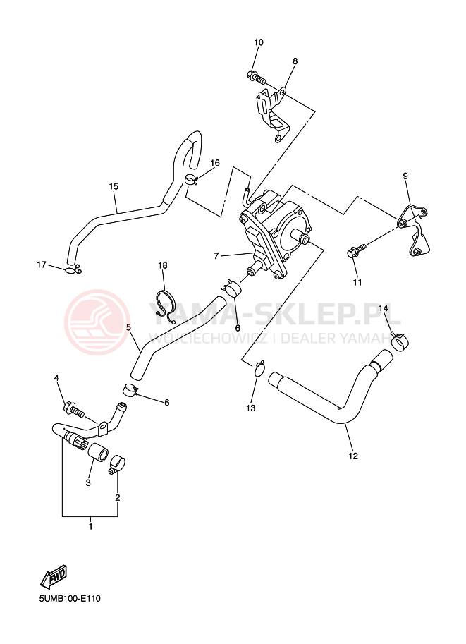 Schemat "reduktor" do Yamaha WR250F