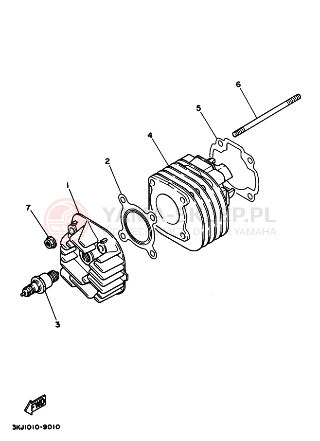 Schemat "cylinder" do Yamaha CV50A